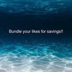 Bundle likes for savings!!
